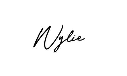 Similarly AmerikaSignatureDemo-Regular is the best handwritten signature design. Signature creator online .You can use it as an online autograph creator for name Wylie. Wylie signature style 3 images and pictures png