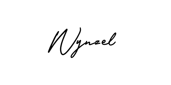 How to make Wynzel name signature. Use AmerikaSignatureDemo-Regular style for creating short signs online. This is the latest handwritten sign. Wynzel signature style 3 images and pictures png