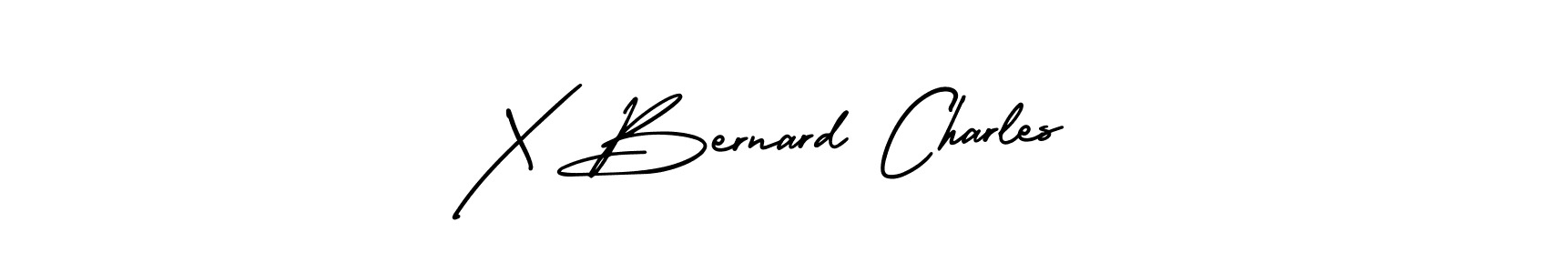 Make a beautiful signature design for name X Bernard Charles. Use this online signature maker to create a handwritten signature for free. X Bernard Charles signature style 3 images and pictures png