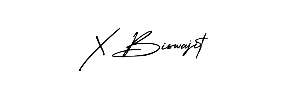 if you are searching for the best signature style for your name X Biswajit. so please give up your signature search. here we have designed multiple signature styles  using AmerikaSignatureDemo-Regular. X Biswajit signature style 3 images and pictures png