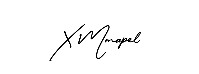 AmerikaSignatureDemo-Regular is a professional signature style that is perfect for those who want to add a touch of class to their signature. It is also a great choice for those who want to make their signature more unique. Get X Mmapel name to fancy signature for free. X Mmapel signature style 3 images and pictures png