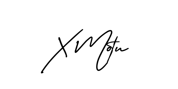 Also we have X Motu name is the best signature style. Create professional handwritten signature collection using AmerikaSignatureDemo-Regular autograph style. X Motu signature style 3 images and pictures png