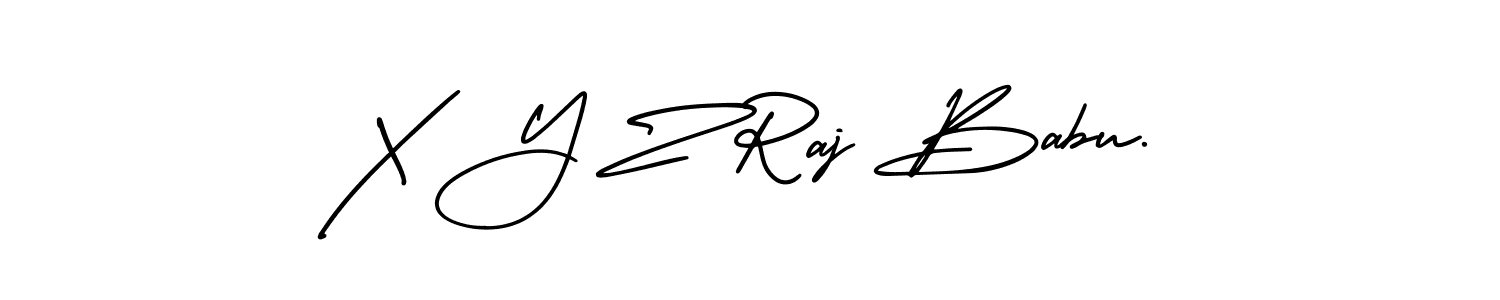 Create a beautiful signature design for name X Y Z Raj Babu.. With this signature (AmerikaSignatureDemo-Regular) fonts, you can make a handwritten signature for free. X Y Z Raj Babu. signature style 3 images and pictures png