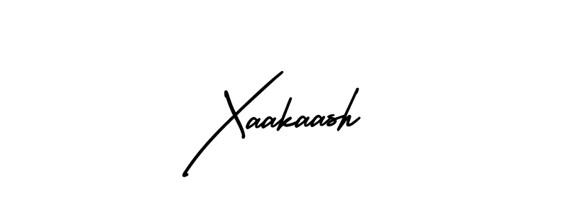 if you are searching for the best signature style for your name Xaakaash. so please give up your signature search. here we have designed multiple signature styles  using AmerikaSignatureDemo-Regular. Xaakaash signature style 3 images and pictures png