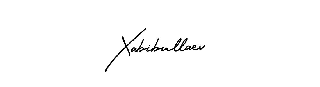 Design your own signature with our free online signature maker. With this signature software, you can create a handwritten (AmerikaSignatureDemo-Regular) signature for name Xabibullaev. Xabibullaev signature style 3 images and pictures png