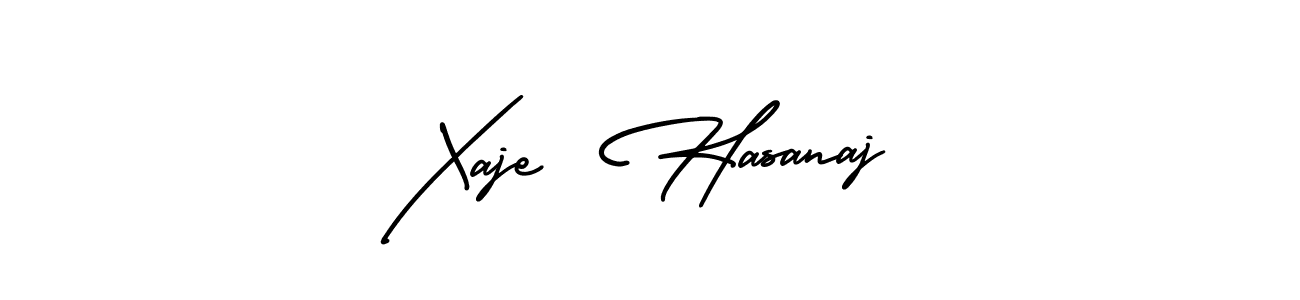 Make a beautiful signature design for name Xaje  Hasanaj. With this signature (AmerikaSignatureDemo-Regular) style, you can create a handwritten signature for free. Xaje  Hasanaj signature style 3 images and pictures png