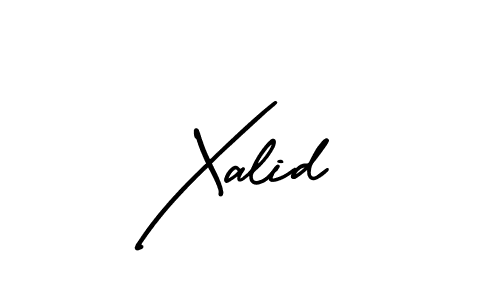 Also we have Xalid name is the best signature style. Create professional handwritten signature collection using AmerikaSignatureDemo-Regular autograph style. Xalid signature style 3 images and pictures png