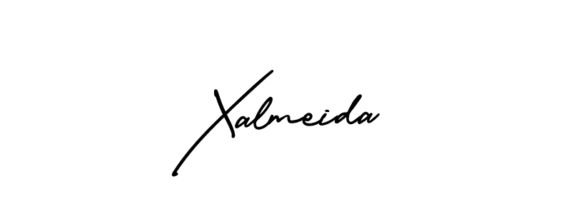 Make a beautiful signature design for name Xalmeida. Use this online signature maker to create a handwritten signature for free. Xalmeida signature style 3 images and pictures png