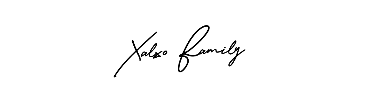 Best and Professional Signature Style for Xalxo Family. AmerikaSignatureDemo-Regular Best Signature Style Collection. Xalxo Family signature style 3 images and pictures png