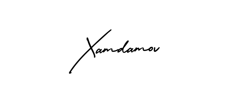 Create a beautiful signature design for name Xamdamov. With this signature (AmerikaSignatureDemo-Regular) fonts, you can make a handwritten signature for free. Xamdamov signature style 3 images and pictures png