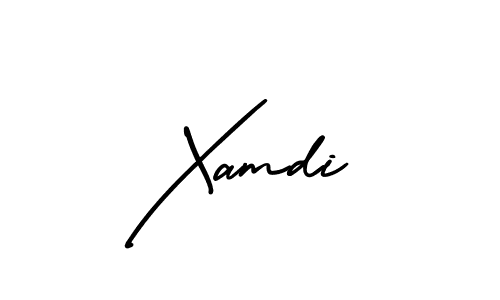 if you are searching for the best signature style for your name Xamdi. so please give up your signature search. here we have designed multiple signature styles  using AmerikaSignatureDemo-Regular. Xamdi signature style 3 images and pictures png