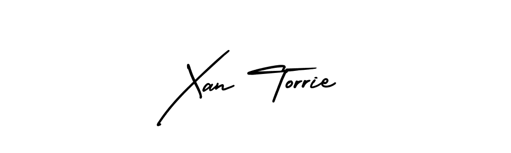 How to make Xan Torrie name signature. Use AmerikaSignatureDemo-Regular style for creating short signs online. This is the latest handwritten sign. Xan Torrie signature style 3 images and pictures png