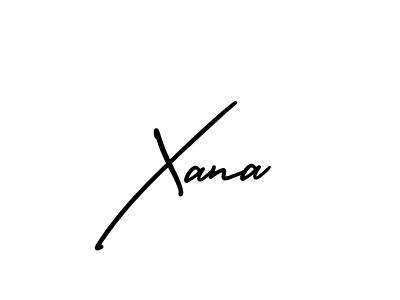 Use a signature maker to create a handwritten signature online. With this signature software, you can design (AmerikaSignatureDemo-Regular) your own signature for name Xana. Xana signature style 3 images and pictures png
