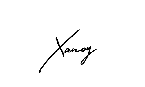 if you are searching for the best signature style for your name Xanoy. so please give up your signature search. here we have designed multiple signature styles  using AmerikaSignatureDemo-Regular. Xanoy signature style 3 images and pictures png