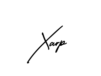 if you are searching for the best signature style for your name Xarp. so please give up your signature search. here we have designed multiple signature styles  using AmerikaSignatureDemo-Regular. Xarp signature style 3 images and pictures png