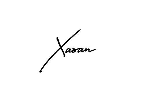 Make a beautiful signature design for name Xasan. With this signature (AmerikaSignatureDemo-Regular) style, you can create a handwritten signature for free. Xasan signature style 3 images and pictures png