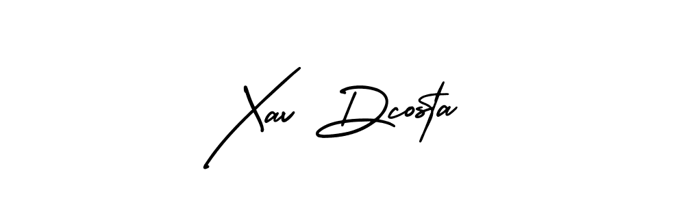 Make a short Xav Dcosta signature style. Manage your documents anywhere anytime using AmerikaSignatureDemo-Regular. Create and add eSignatures, submit forms, share and send files easily. Xav Dcosta signature style 3 images and pictures png