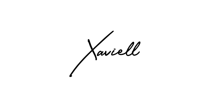 The best way (AmerikaSignatureDemo-Regular) to make a short signature is to pick only two or three words in your name. The name Xaviell include a total of six letters. For converting this name. Xaviell signature style 3 images and pictures png