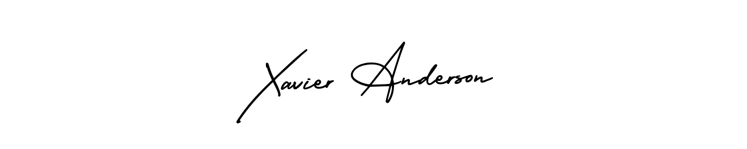 Design your own signature with our free online signature maker. With this signature software, you can create a handwritten (AmerikaSignatureDemo-Regular) signature for name Xavier Anderson. Xavier Anderson signature style 3 images and pictures png