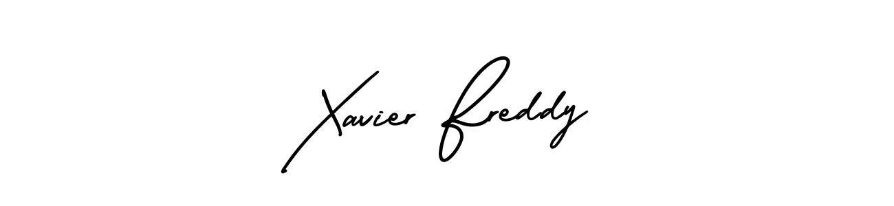 if you are searching for the best signature style for your name Xavier Freddy. so please give up your signature search. here we have designed multiple signature styles  using AmerikaSignatureDemo-Regular. Xavier Freddy signature style 3 images and pictures png