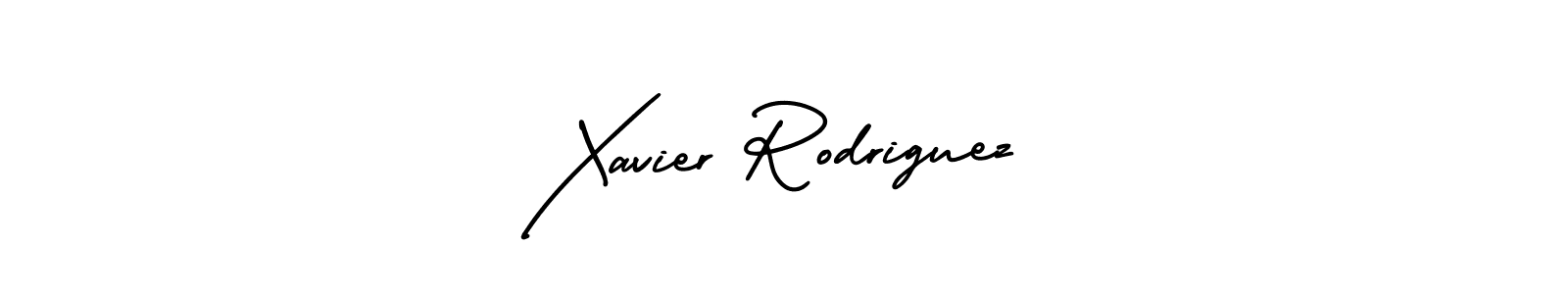 It looks lik you need a new signature style for name Xavier Rodriguez. Design unique handwritten (AmerikaSignatureDemo-Regular) signature with our free signature maker in just a few clicks. Xavier Rodriguez signature style 3 images and pictures png