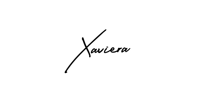 How to make Xaviera signature? AmerikaSignatureDemo-Regular is a professional autograph style. Create handwritten signature for Xaviera name. Xaviera signature style 3 images and pictures png