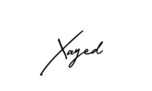 Similarly AmerikaSignatureDemo-Regular is the best handwritten signature design. Signature creator online .You can use it as an online autograph creator for name Xayed. Xayed signature style 3 images and pictures png