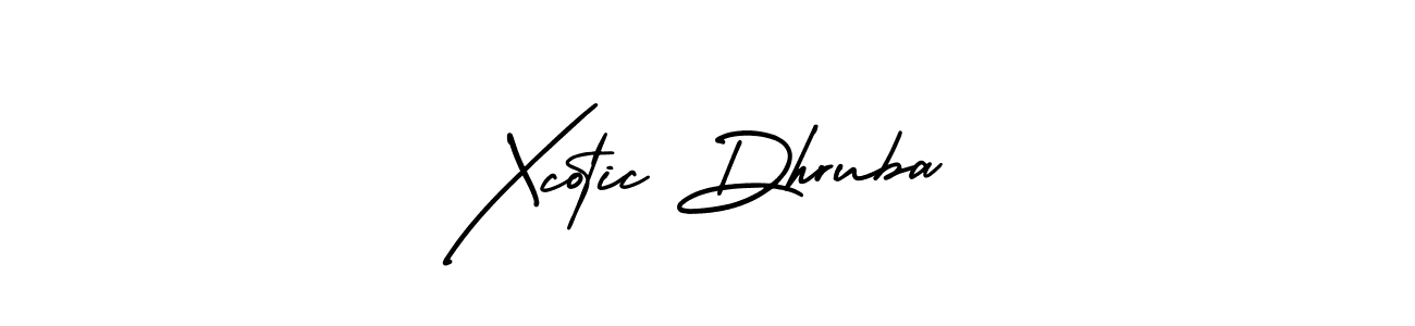 Xcotic Dhruba stylish signature style. Best Handwritten Sign (AmerikaSignatureDemo-Regular) for my name. Handwritten Signature Collection Ideas for my name Xcotic Dhruba. Xcotic Dhruba signature style 3 images and pictures png