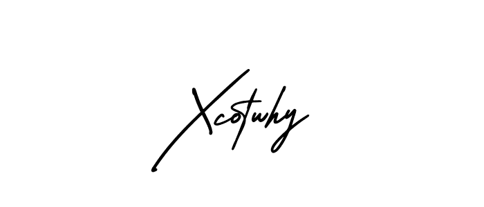 How to make Xcotwhy signature? AmerikaSignatureDemo-Regular is a professional autograph style. Create handwritten signature for Xcotwhy name. Xcotwhy signature style 3 images and pictures png