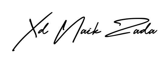 Download transparent PNG signature for name Xd Naik Zada styled with AmerikaSignatureDemo-Regular font. Ready to paste directly into PDF and Word agreements. Xd Naik Zada signature style 3 images and pictures png