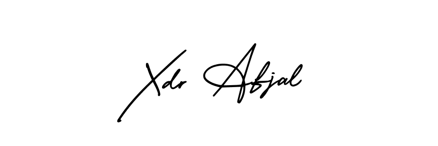 How to make Xdr Afjal signature? AmerikaSignatureDemo-Regular is a professional autograph style. Create handwritten signature for Xdr Afjal name. Xdr Afjal signature style 3 images and pictures png