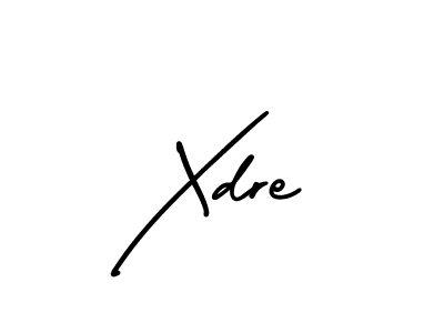 You should practise on your own different ways (AmerikaSignatureDemo-Regular) to write your name (Xdre) in signature. don't let someone else do it for you. Xdre signature style 3 images and pictures png