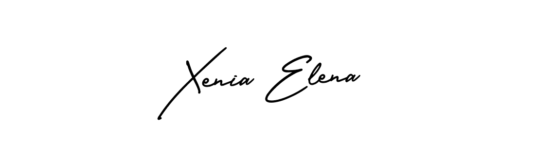 Use a signature maker to create a handwritten signature online. With this signature software, you can design (AmerikaSignatureDemo-Regular) your own signature for name Xenia Elena. Xenia Elena signature style 3 images and pictures png