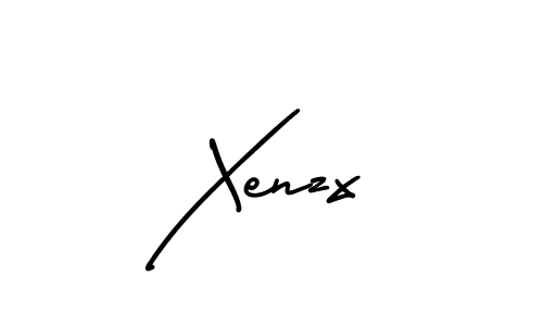 Use a signature maker to create a handwritten signature online. With this signature software, you can design (AmerikaSignatureDemo-Regular) your own signature for name Xenzx. Xenzx signature style 3 images and pictures png