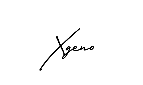 The best way (AmerikaSignatureDemo-Regular) to make a short signature is to pick only two or three words in your name. The name Xgeno include a total of six letters. For converting this name. Xgeno signature style 3 images and pictures png