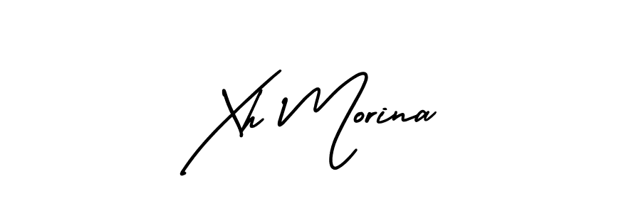 Use a signature maker to create a handwritten signature online. With this signature software, you can design (AmerikaSignatureDemo-Regular) your own signature for name Xh Morina. Xh Morina signature style 3 images and pictures png