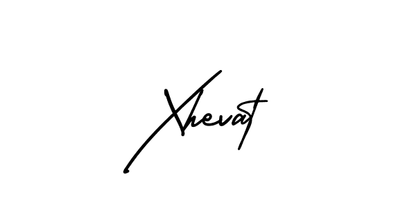 if you are searching for the best signature style for your name Xhevat. so please give up your signature search. here we have designed multiple signature styles  using AmerikaSignatureDemo-Regular. Xhevat signature style 3 images and pictures png