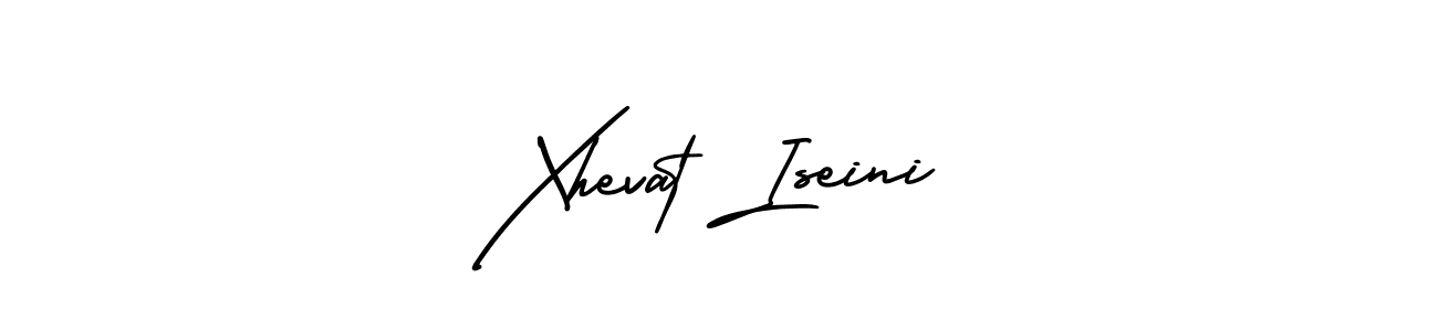 Best and Professional Signature Style for Xhevat Iseini. AmerikaSignatureDemo-Regular Best Signature Style Collection. Xhevat Iseini signature style 3 images and pictures png