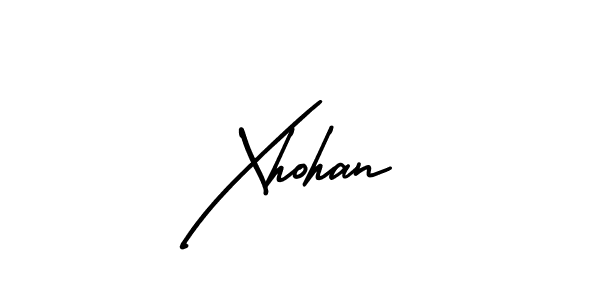 AmerikaSignatureDemo-Regular is a professional signature style that is perfect for those who want to add a touch of class to their signature. It is also a great choice for those who want to make their signature more unique. Get Xhohan name to fancy signature for free. Xhohan signature style 3 images and pictures png