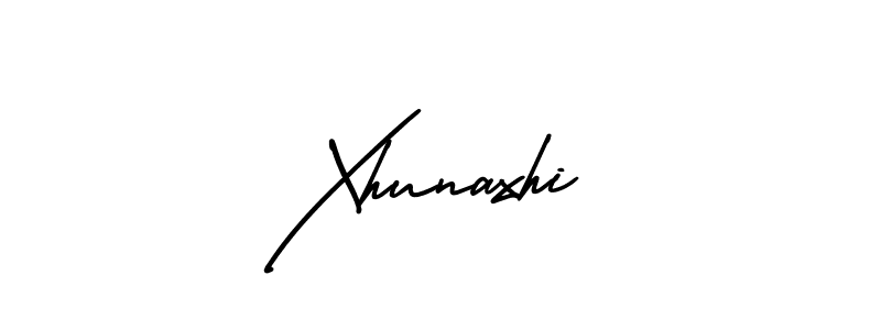 Xhunaxhi stylish signature style. Best Handwritten Sign (AmerikaSignatureDemo-Regular) for my name. Handwritten Signature Collection Ideas for my name Xhunaxhi. Xhunaxhi signature style 3 images and pictures png