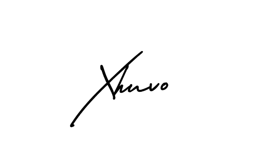 Make a beautiful signature design for name Xhuvo. With this signature (AmerikaSignatureDemo-Regular) style, you can create a handwritten signature for free. Xhuvo signature style 3 images and pictures png