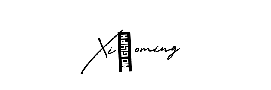 if you are searching for the best signature style for your name Xiäoming. so please give up your signature search. here we have designed multiple signature styles  using AmerikaSignatureDemo-Regular. Xiäoming signature style 3 images and pictures png