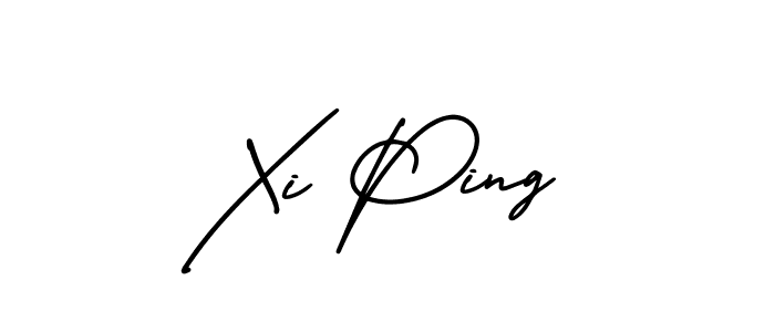 Also we have Xi Ping name is the best signature style. Create professional handwritten signature collection using AmerikaSignatureDemo-Regular autograph style. Xi Ping signature style 3 images and pictures png