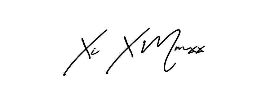 How to Draw Xi X Mmxx signature style? AmerikaSignatureDemo-Regular is a latest design signature styles for name Xi X Mmxx. Xi X Mmxx signature style 3 images and pictures png