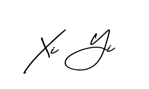 AmerikaSignatureDemo-Regular is a professional signature style that is perfect for those who want to add a touch of class to their signature. It is also a great choice for those who want to make their signature more unique. Get Xi Yi name to fancy signature for free. Xi Yi signature style 3 images and pictures png