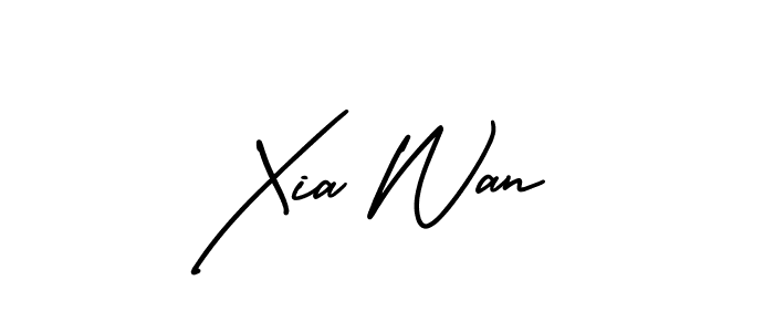 if you are searching for the best signature style for your name Xia Wan. so please give up your signature search. here we have designed multiple signature styles  using AmerikaSignatureDemo-Regular. Xia Wan signature style 3 images and pictures png