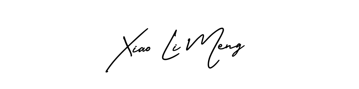 This is the best signature style for the Xiao Li Meng name. Also you like these signature font (AmerikaSignatureDemo-Regular). Mix name signature. Xiao Li Meng signature style 3 images and pictures png