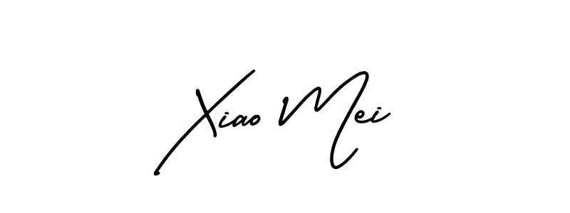 How to make Xiao Mei signature? AmerikaSignatureDemo-Regular is a professional autograph style. Create handwritten signature for Xiao Mei name. Xiao Mei signature style 3 images and pictures png