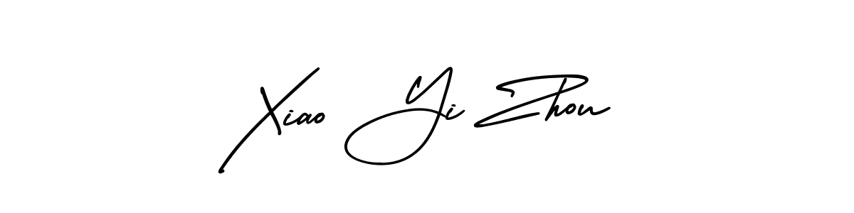 This is the best signature style for the Xiao Yi Zhou name. Also you like these signature font (AmerikaSignatureDemo-Regular). Mix name signature. Xiao Yi Zhou signature style 3 images and pictures png