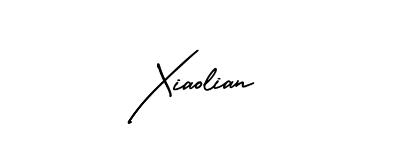 How to Draw Xiaolian signature style? AmerikaSignatureDemo-Regular is a latest design signature styles for name Xiaolian. Xiaolian signature style 3 images and pictures png